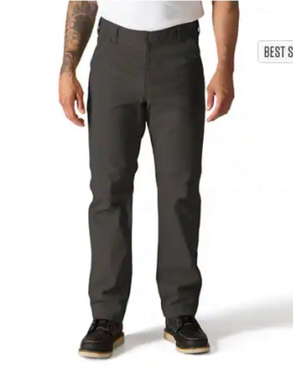 Men's Carhartt RELAXED STRAIGHT RIGBY DUNGAREE- Peat color